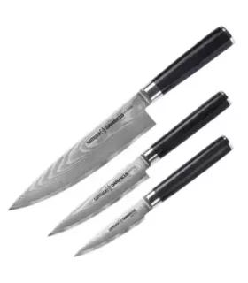 Sæt med 3 knive fra Samura Damascus-serien ⚔️
