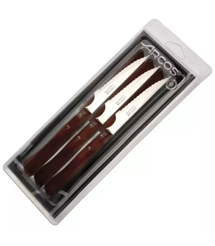 Jogo de 6 facas chuleteiras, marca Arcos ⚔️