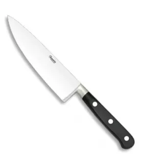Kokkens kniv sort polyoxymethylen (POM) håndtag (15 cm / 6") ⚔️