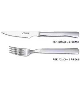 Spil 6 knive og 6 gafler Chuletero