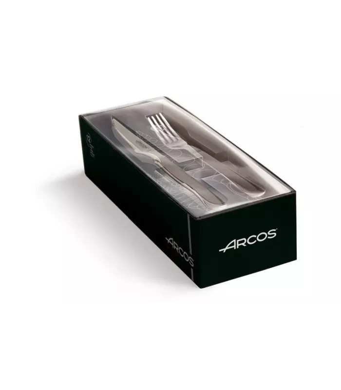 Jeu de 6 couteaux et 6 fourchettes à steak Arcos ⚔️