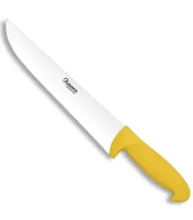 Cuchillo cocinero, mango amarillo, hoja 25 cm. ⚔️