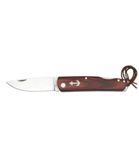 Couteau marin en brun foncé avec verrouillage ⚔️