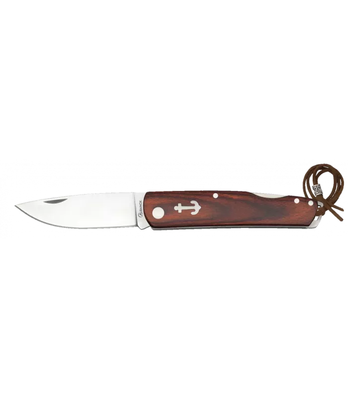 Dark brown sailor knife with lock ⚔️