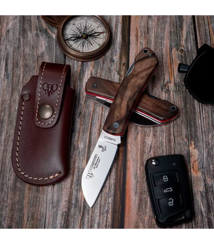 Canivete marinheiro em nogueira turca com estojo ⚔️