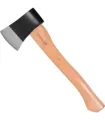 Hård økse med læderhylster (36 cm) ⚔️