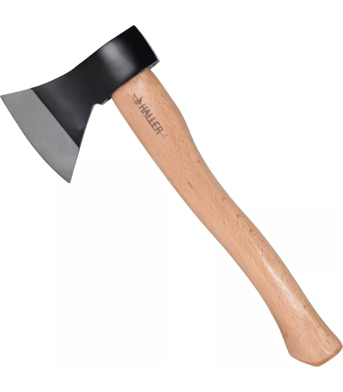 Schwere Stahl-Axt mit Lederscheide (36 cm) ⚔️