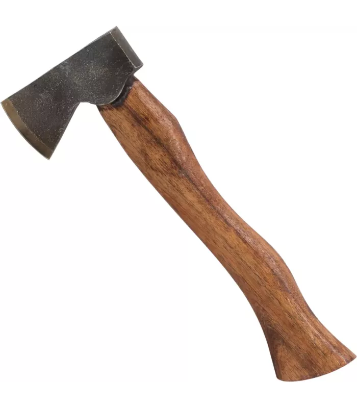 Handbijl met leren schede ⚔️
