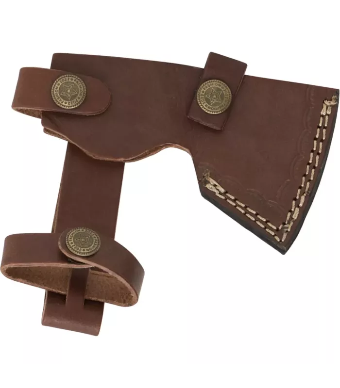 Machado de mão com bainha de couro ⚔️