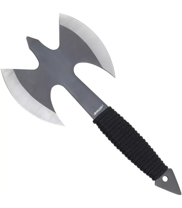 Ascia funzionale a doppia lama con fodero (25,5 cm). ⚔️