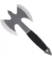 Double-blade functional axe with sheath (25.5 cm.) ⚔️