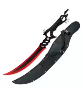 Fantasie-Machete Marke Albainox Modell Rings, rot ⚔️