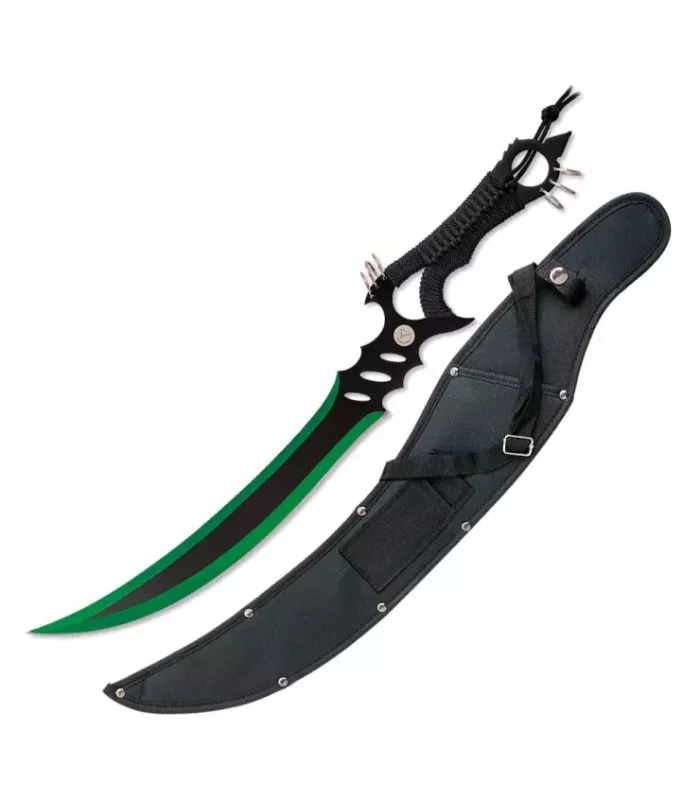 Fantasie-Machete Marke Albainox Modell Rings, grün ⚔️