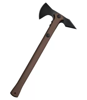 Functionele bijl Cold Steel model Trench Hawk, bruin ⚔️