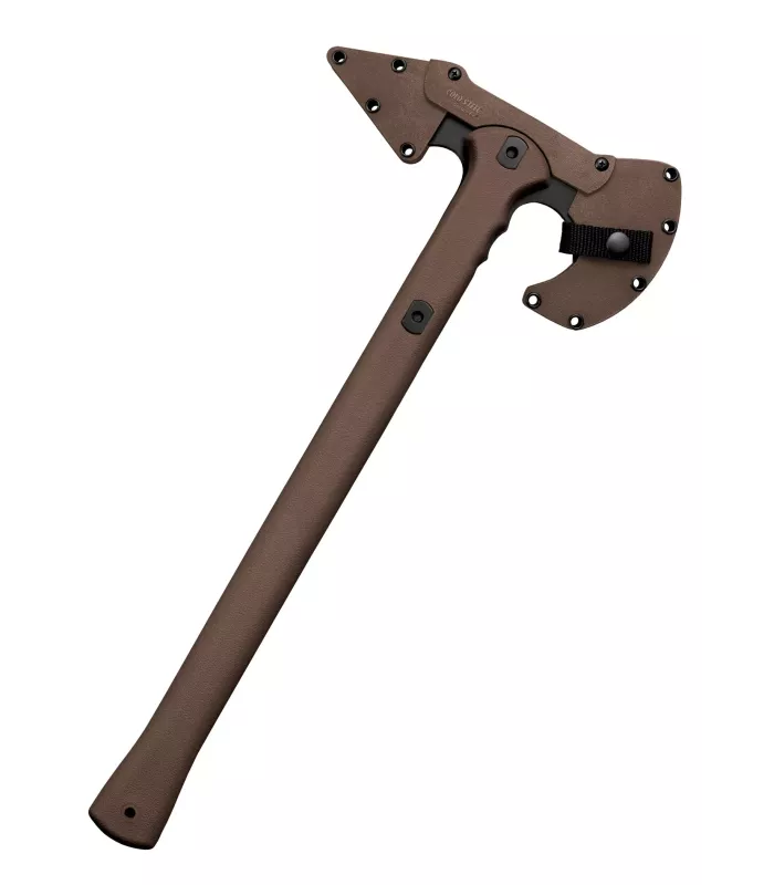 Machado funcional Cold Steel modelo Trench Hawk, marrom ⚔️