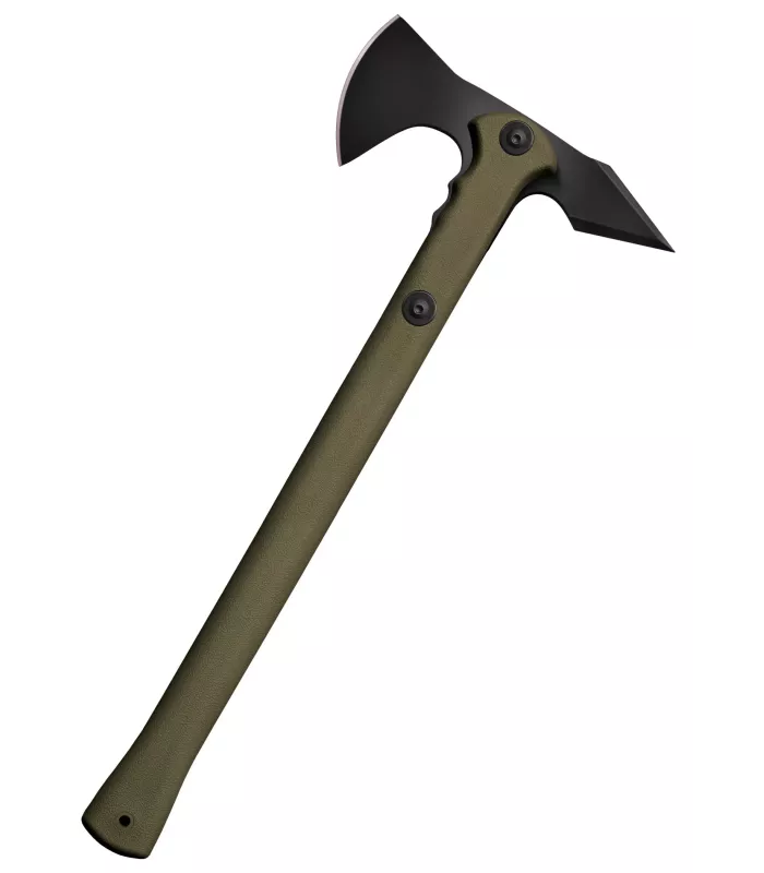 Machado funcional Cold Steel modelo Trench Hawk, verde ⚔️