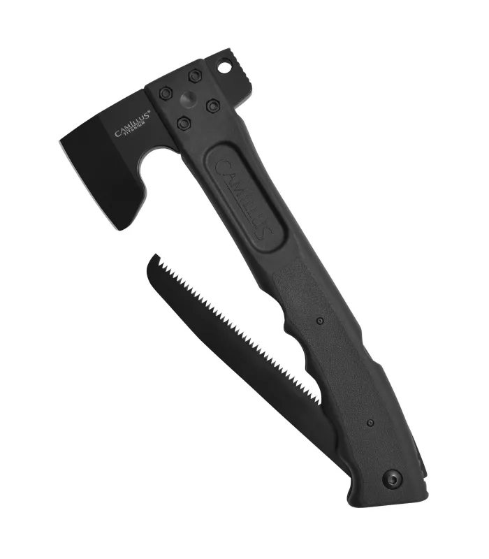Machado tático multifuncional Camillus modelo CAMTRAX, com capa ⚔️