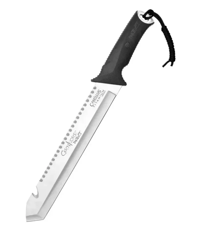Facão tático cortador de galhos Camillus modelo CARNIVORE INJECT, com bainha ⚔️
