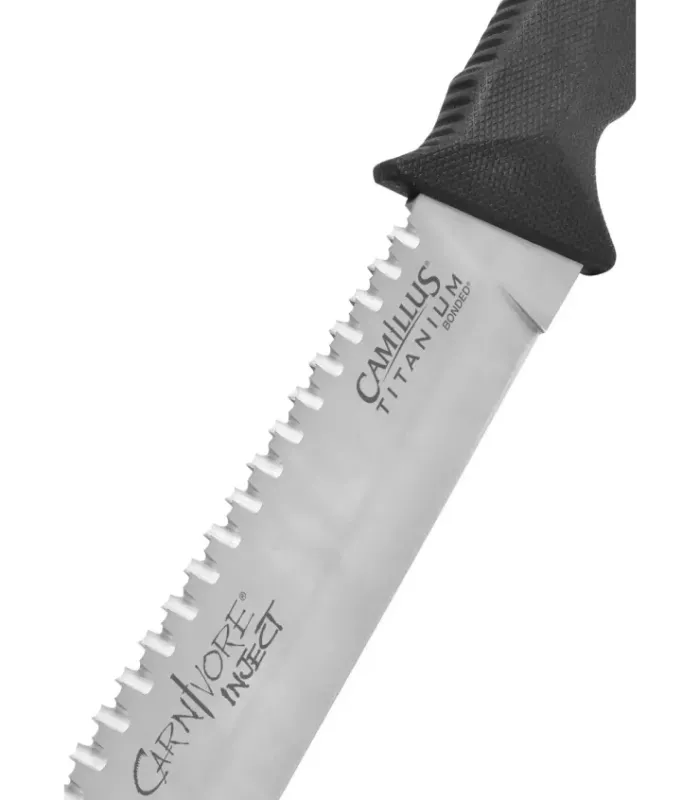 Facão tático cortador de galhos Camillus modelo CARNIVORE INJECT, com bainha ⚔️