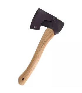 Hache de camping Condor, avec étui en cuir