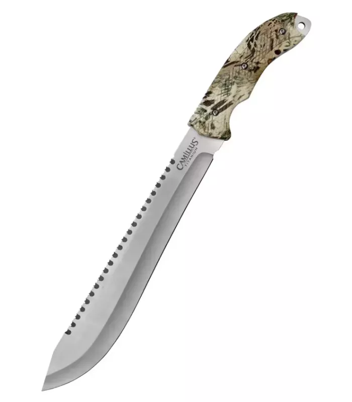 Machette coupe-cannes Camillus modèle HIDE, avec étui ⚔️