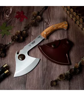 Ascia da caccia con manico in ulivo ⚔️