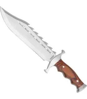 Couteau de chasse modèle Bowie avec étui (38 cm.) ⚔️