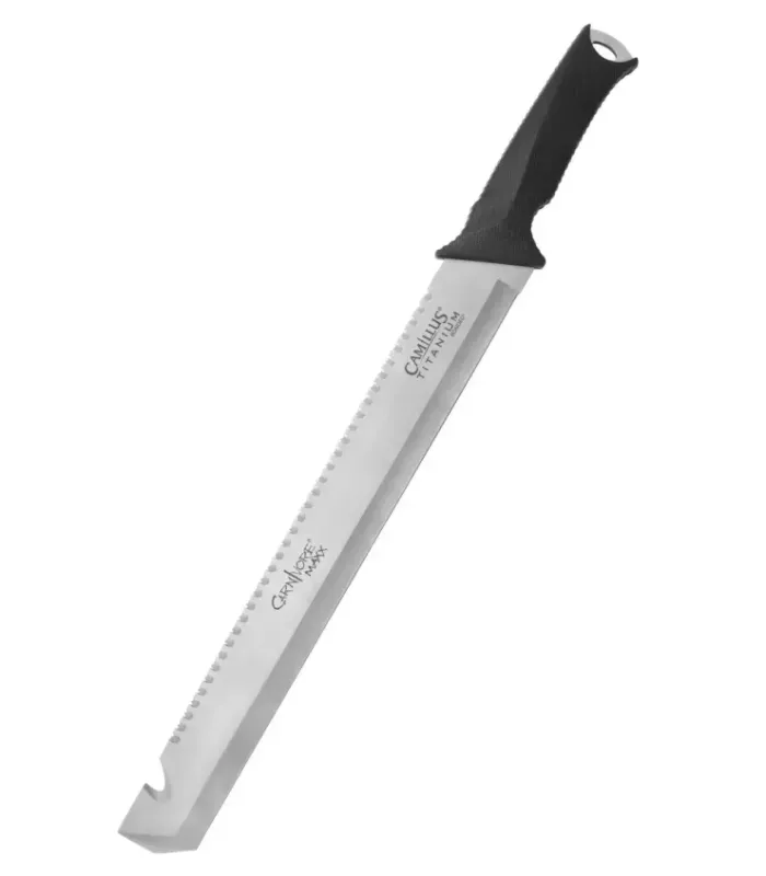 Facão tático Camillus modelo CARNIVORE MAXX 2.0, com bainha ⚔️