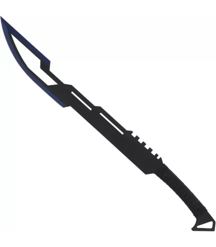 Kattenschneider-Machete mit blauer Klinge (mit Scheide) ⚔️