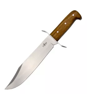 Cuchillo Bowie de caza Third, mango madera ⚔️