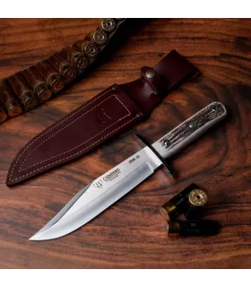 Jagdmesser Bowie mit Hirschhorngriff (33 cm) ⚔️