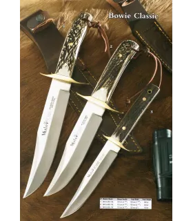 Couteau Bowie-Classic avec manche en bois de cerf ⚔️