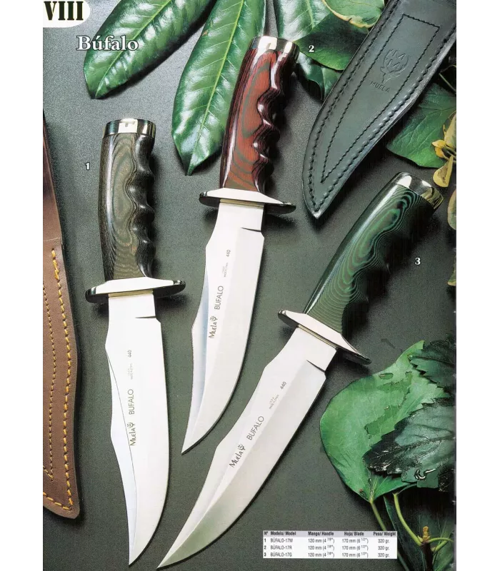 Coltello Buffalo con impugnatura in legno ⚔️