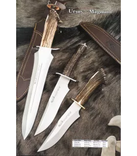 Messer Ursus-Magnum Griffel aus Hirschgeweih ⚔️