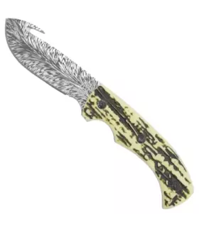 Jagtkniv med flåknivblad og etui ⚔️