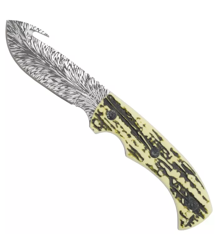 Jagdmesser mit Abdecker-Klinge und Scheide ⚔️