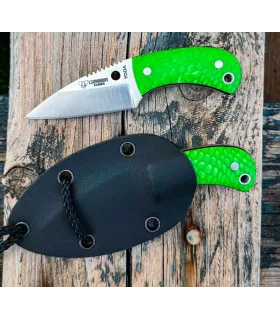 Cuchillos Yoda Juma mango verde de Cudeman, funda Kydex ⚔️
