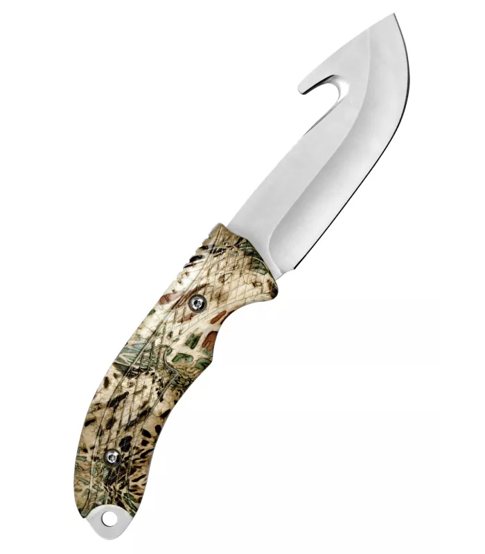 Cuchillo de caza desollador Camillus modelo VEIL, con funda ⚔️