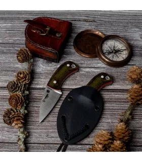 Yoda Messer mit Nadelspitze von Cudeman, Kydex-Hülle ⚔️