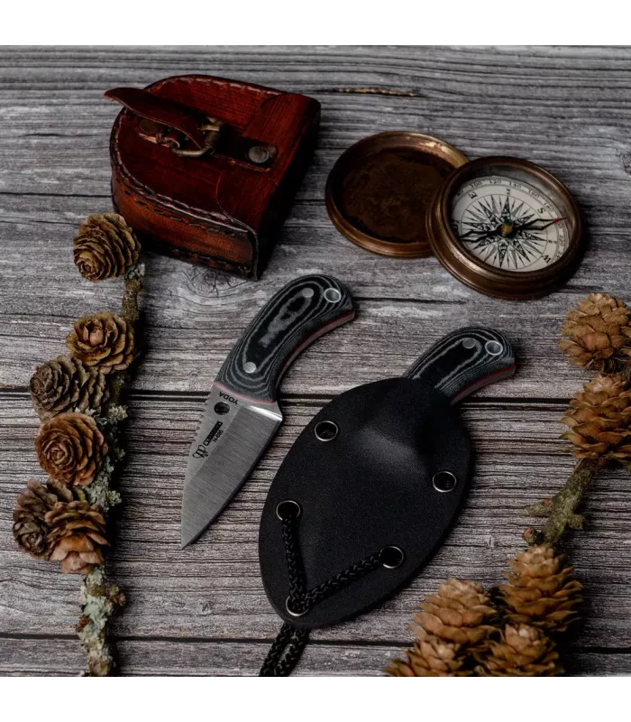 Yoda Kydex Knife needle-point blade by Cudeman ⚔️