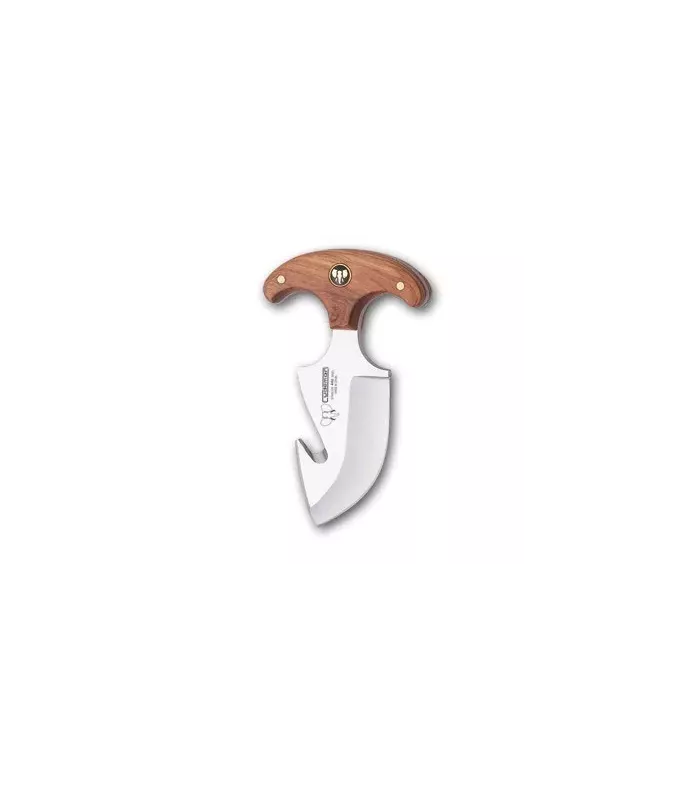 Coltello spellatore, sventratore, manico in ulivo ⚔️