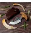 Cuchillo desollador, skinner, mango olivo ⚔️