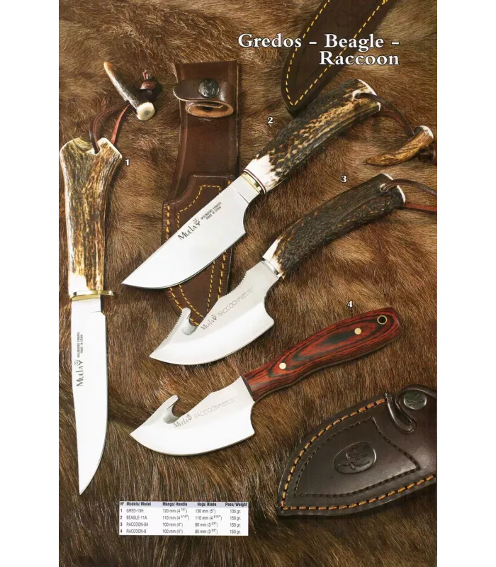 Gredos-Beagle-Raccoon Knives ⚔️