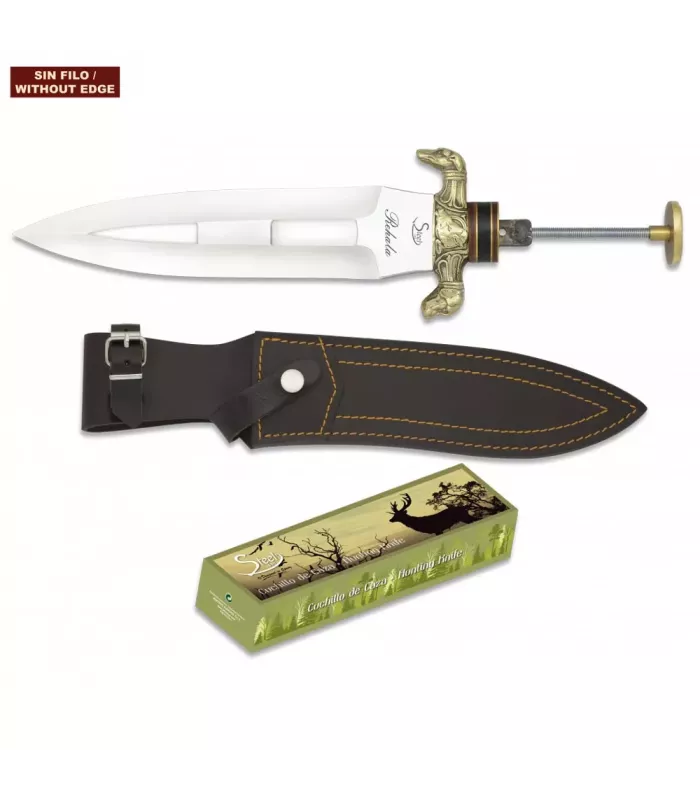 Cuchillo de caza Rececho espiga (37,7 cm.) ⚔️