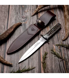 Jagdmesserklinge Cudeman Hirschgeweihgriff ⚔️