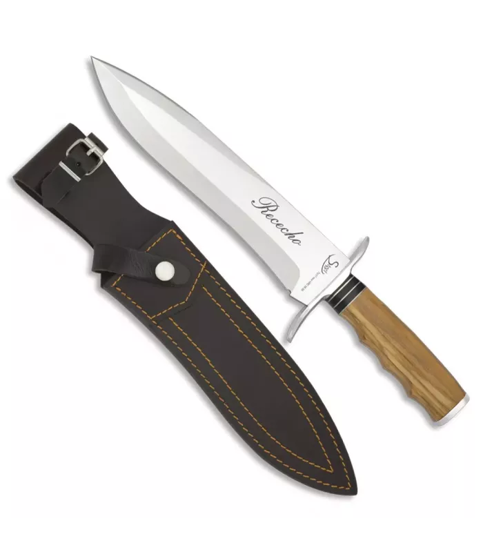Cuchillo de remate Caza Rececho, mango olivo ⚔️