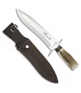 Cuchillo de remate de Caza Rececho, asta de ciervo ⚔️