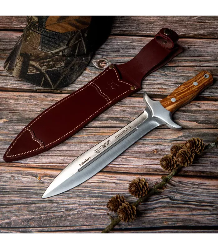 Jagdmesser für die Jagd Cudeman, Olivenholz ⚔️