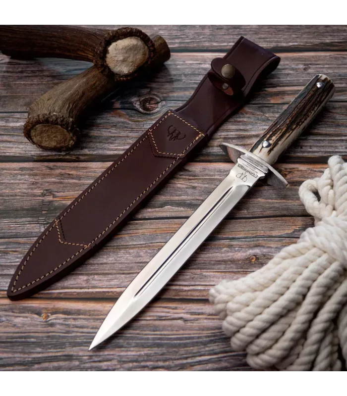 Adaga de caça Cudeman de chifre de cervo ⚔️