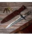 Cuchillo Montería de remate, asta de ciervo ⚔️